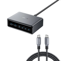 Anker Prime Charger (200W, 6 Ports, GaN) and Anker Prime USB-C to USB-C Cable 240W