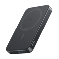 Anker black wireless power bank with USB-C port