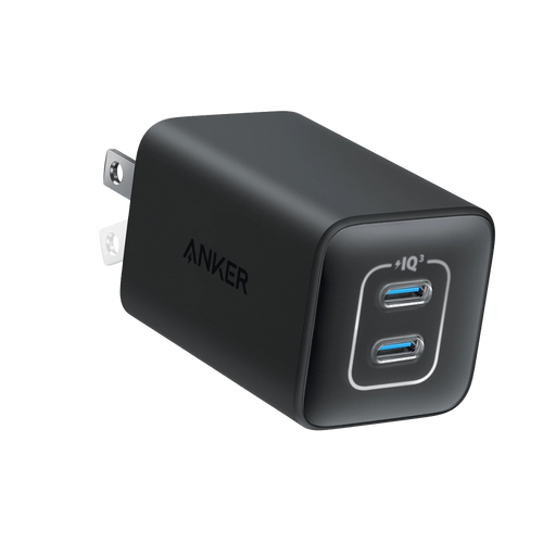 Anker charger with dual USB-C ports for fast charging