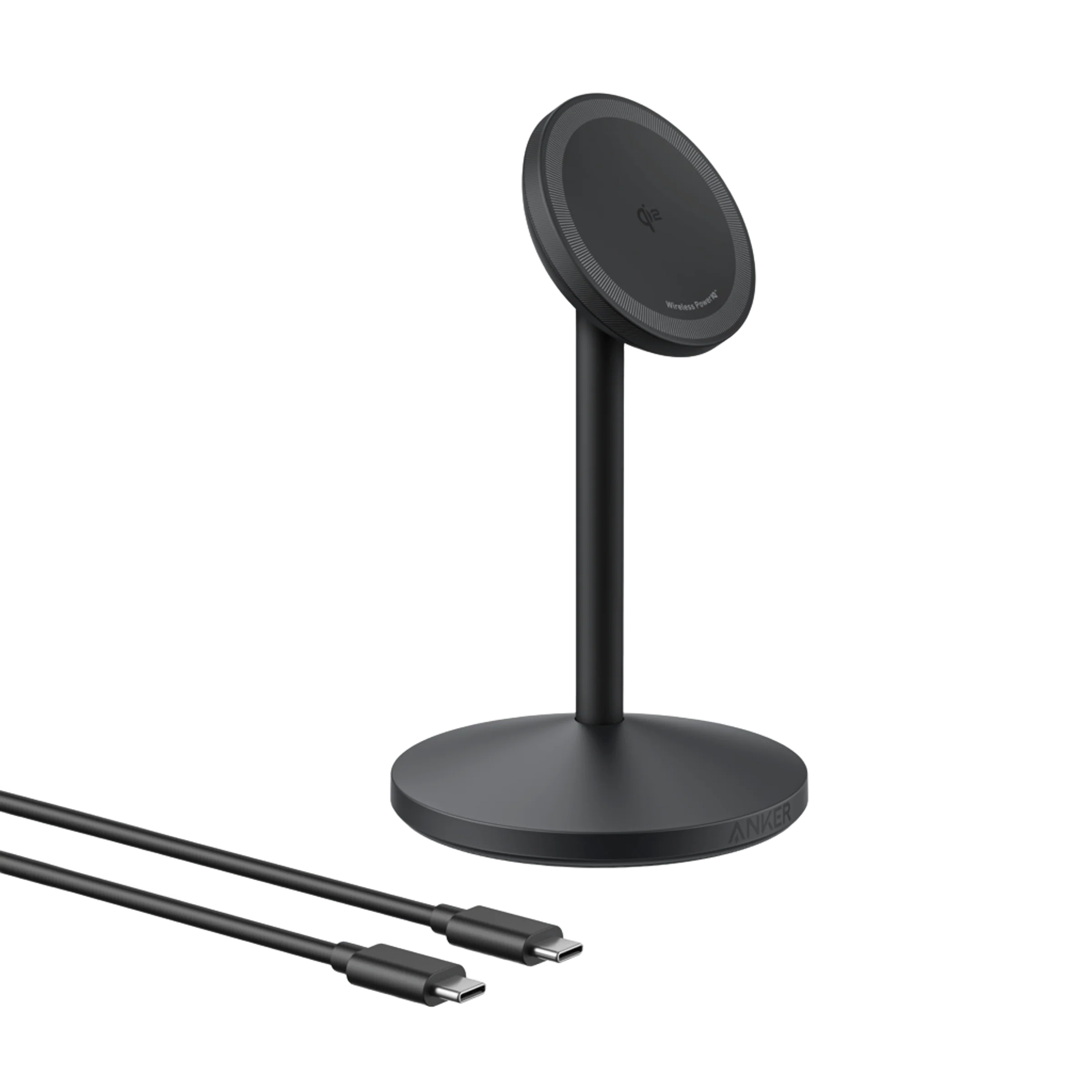 Anker wireless charging stand for smartphones with USB-C cables