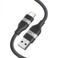 Anker with braided black cable for USB-C charging