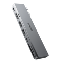 Anker multiport adapter with HDMI, USB, card slots for data