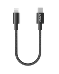 Anker braided cable with USB-C, Lightning for secure connection