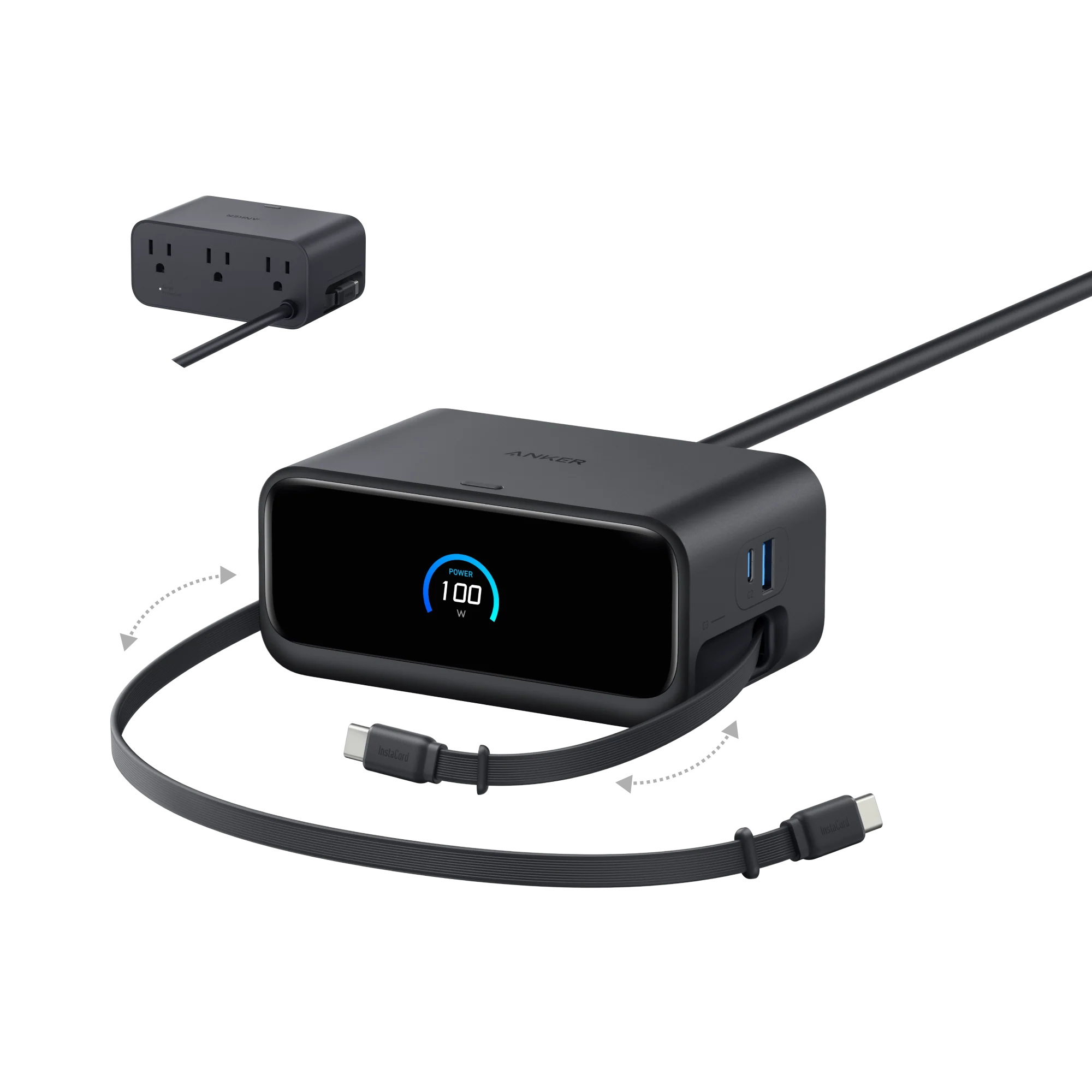 Anker charging station for 7-port smart power with 100W max