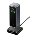 Anker portable power station with digital display for charging