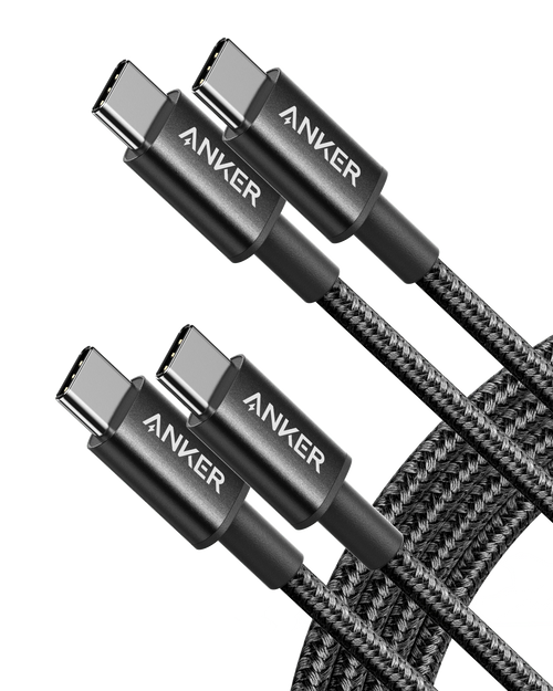 Anker braided USB-C cable with durable design for charging