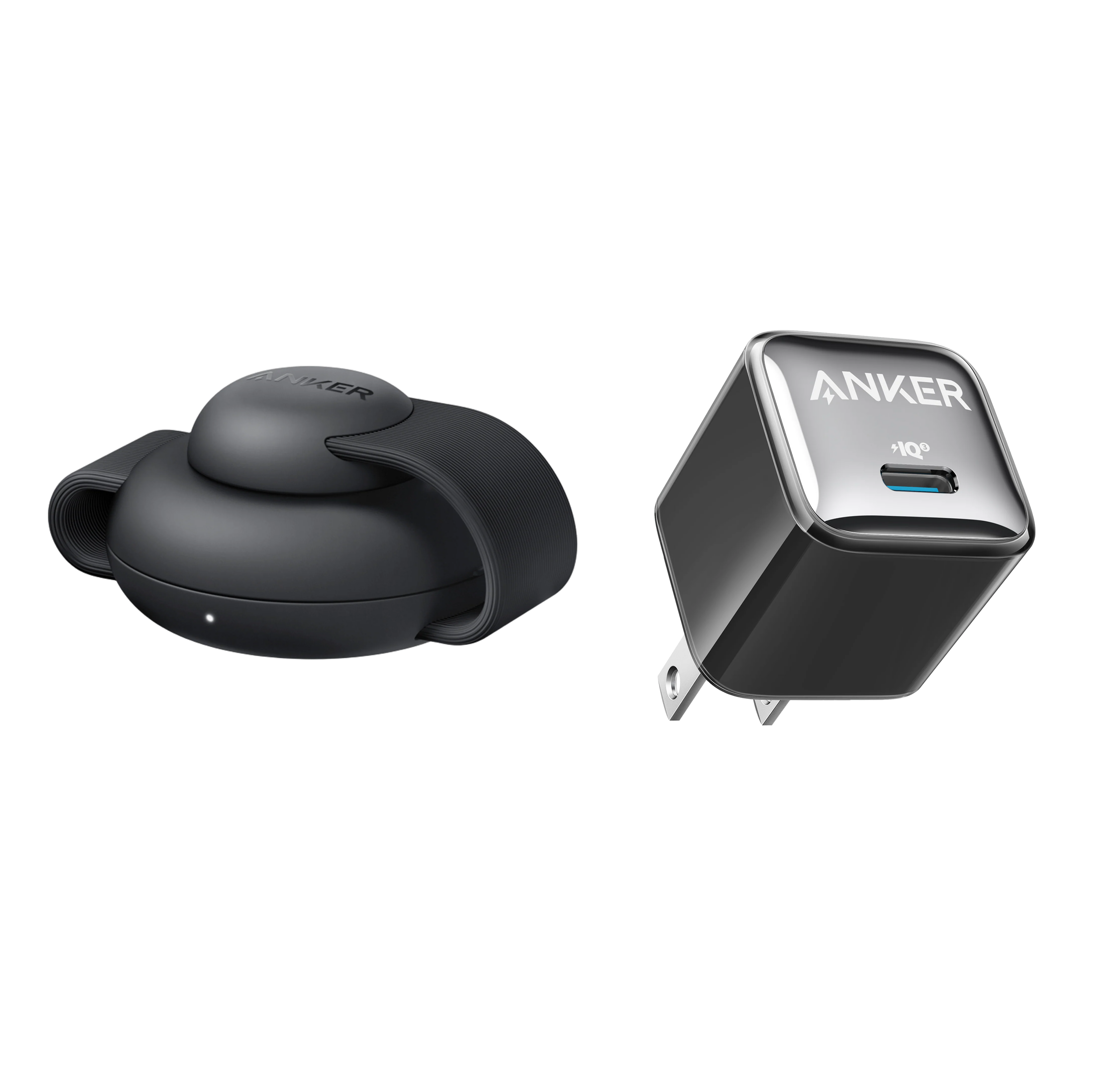 Anker MagGo Wireless Charging Station (3-in-1, Foldable Pad) and Anker Nano Charger (20W)