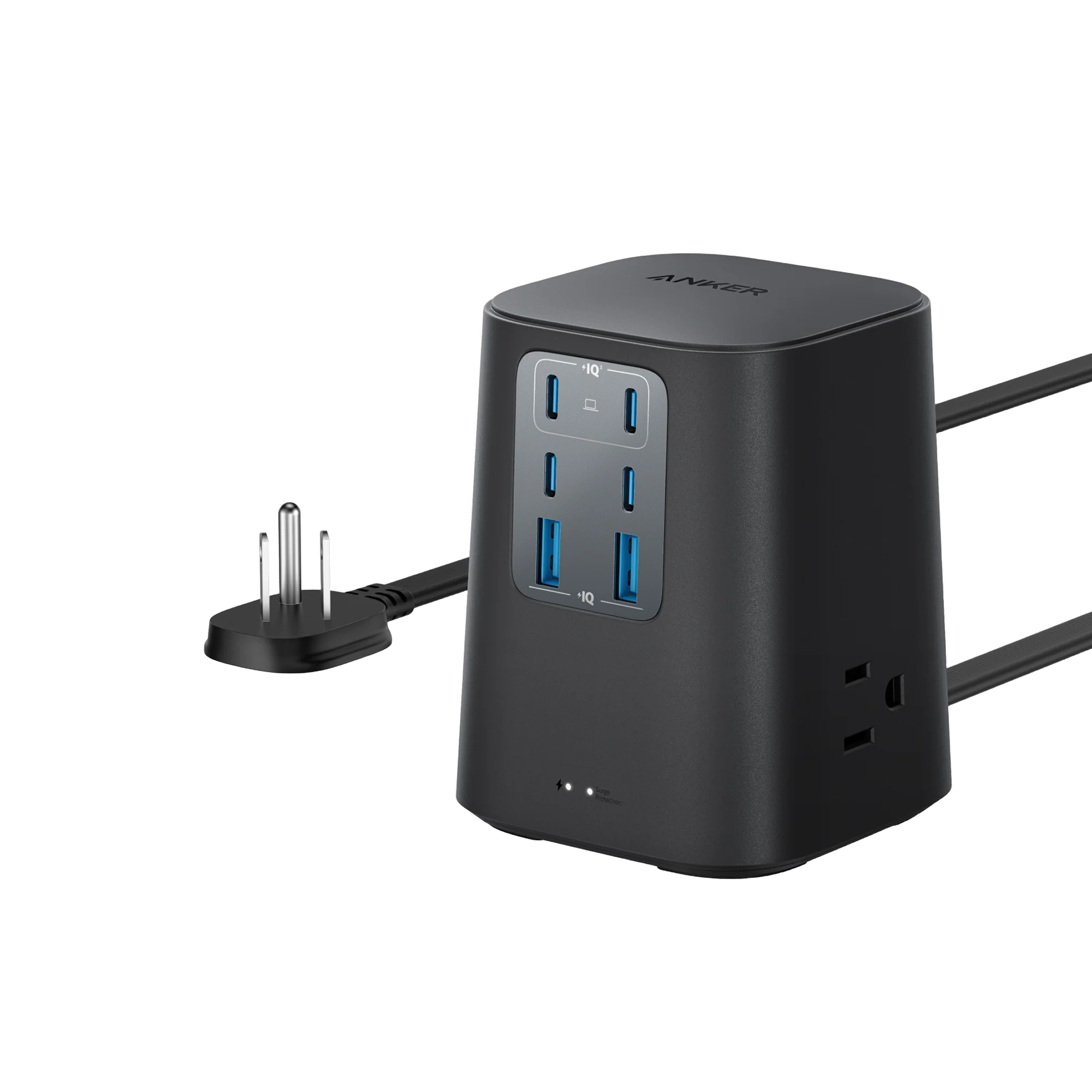 Anker with six USB ports and UK plug for charging