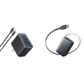 Anker Nano Charger (70W, 3 Ports) and Anker Nano Power Bank (10K, 45W, Built-In Retractable USB-C Cable)
